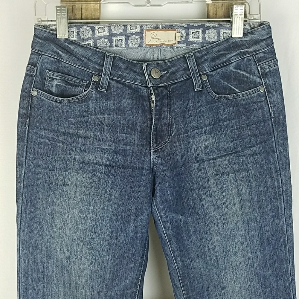 Paige Robertson women size 28 blue jeans denim - Picture 2 of 5